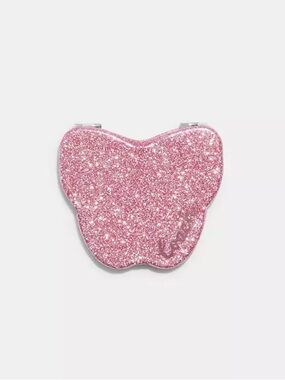 Coach Glitter Butterfly Compact Mirror